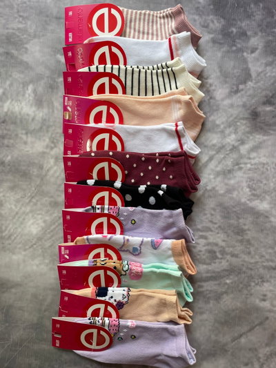 Soquetes ELEMENTOS estampados (el diseño lo elegís vos)