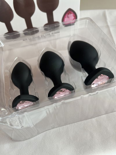 PLUG DE SILICONA CORAZON PINK TALLE LARGE