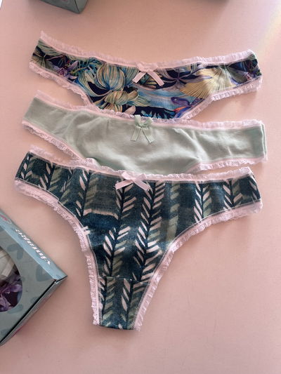 pack x3 culoteless de VINTAGE algodón regulable 