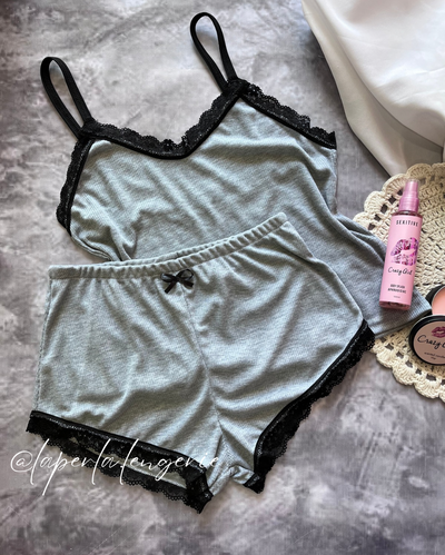 Pijama de morley (short y musculosa)
