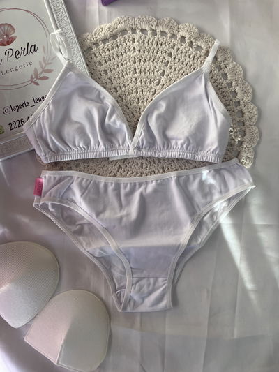 Conjunto juvenil (corpiño y vedetina de algodón) MAREY
