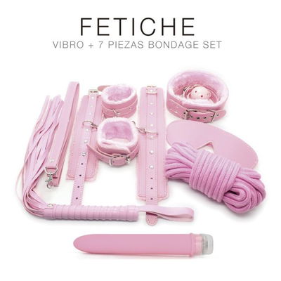 KIT VIBRO + 7 piezas bondage set