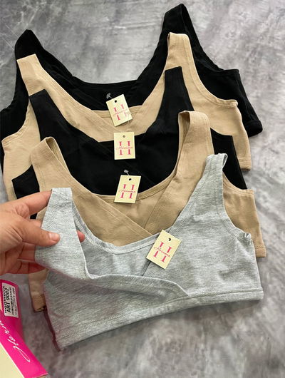 HORMONA Corpiños maternales de Algodón/Lycra 