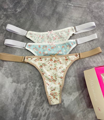 HORMONA Colales regulables  Pack X3 Algodón/Lycra ESTAMPADA