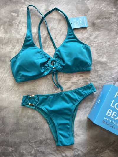 Bikini MARCELA KOURY top con tazas desmontables y vedetina 