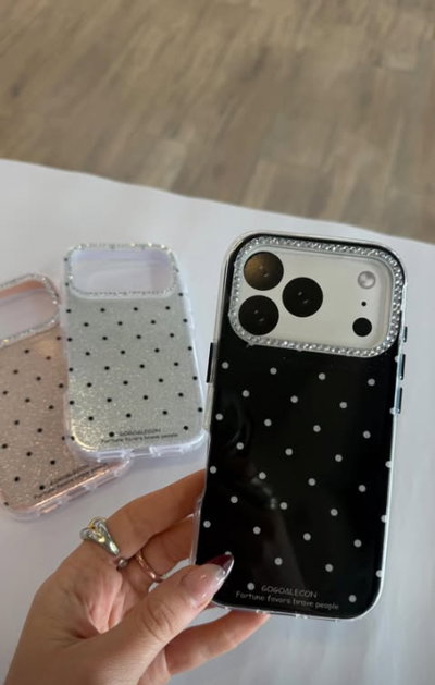Case shiny dots