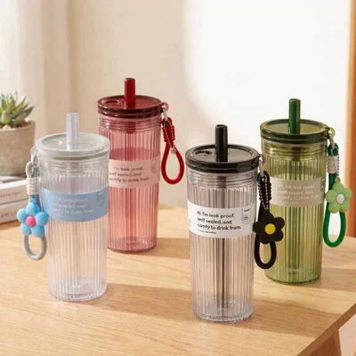 Vaso aesthetic con llavero