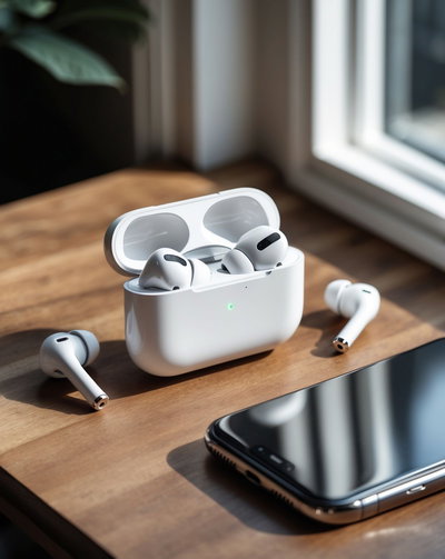 Auriculares simil AirPods 4ta gen Apple
