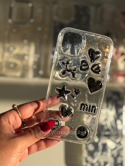 Silver charms case