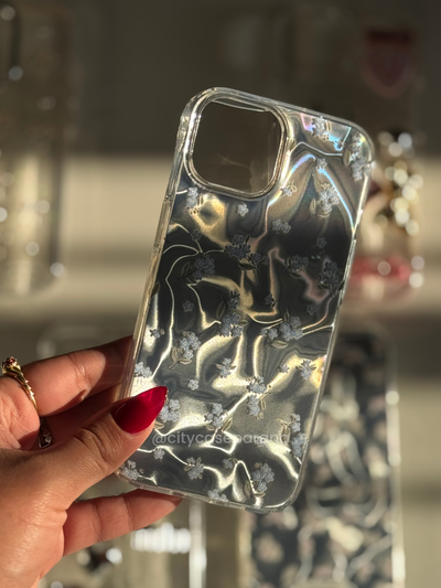 Holo blue case + strap a juego