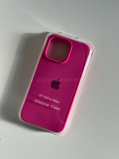 Silicone case magenta 