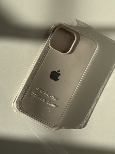 Silicone case gris perla