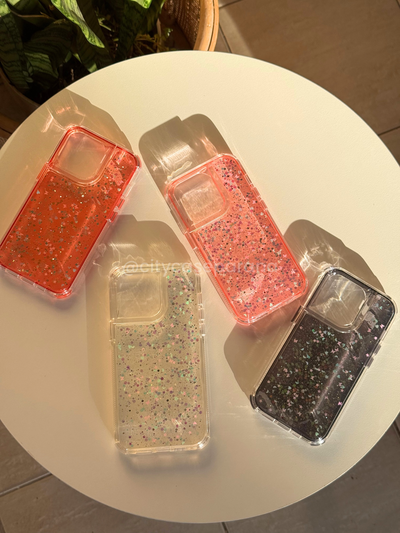 Case antigolpe glitter
