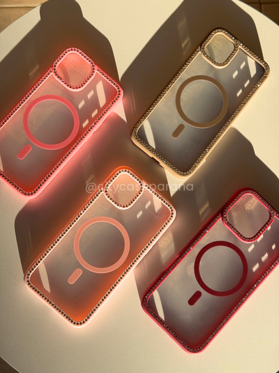 Case MagSafe borde strass