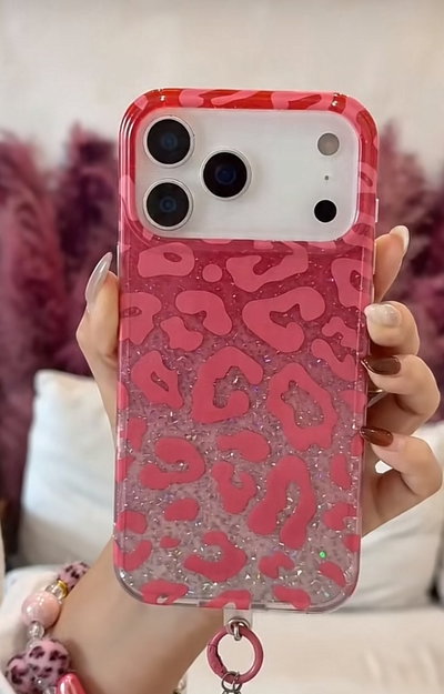 Case print fucsia