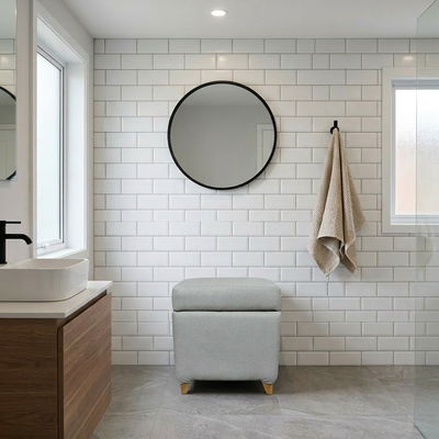 Banco Cesto Para Ropa Sucia 40x25x45cm