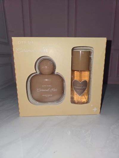Kit perfume + body splash city girl