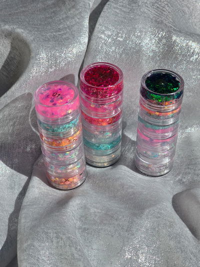 torre de glitter pink21