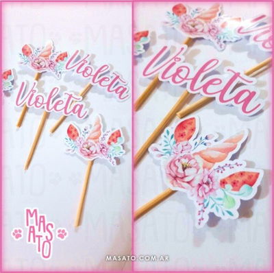 Mini Topper Nombre