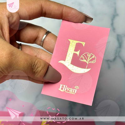 Tarjetas Personales Metalizada