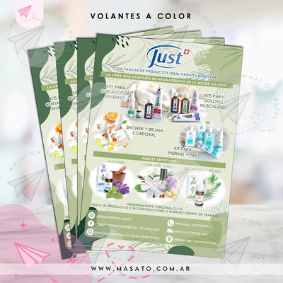 Folletos Volantes a color