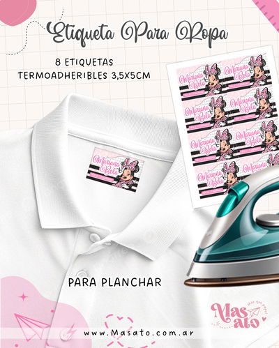 Etiqueta Termoadherible Para Ropa
