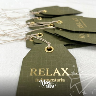 Tag Foil con hilo