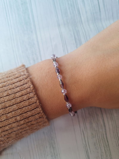 Pulsera de cristales 