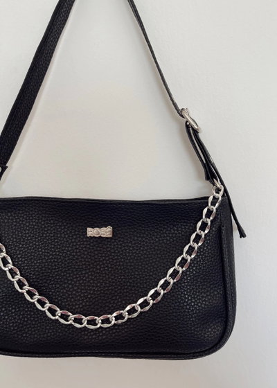 Mini bag chain negra