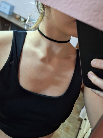 Choker basic negro