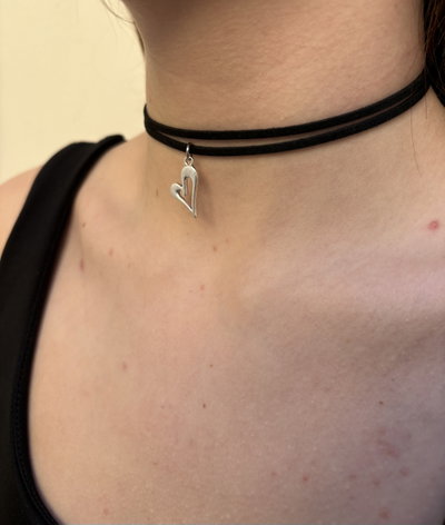 Choker doble auria negro