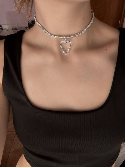 Choker de strass Eli