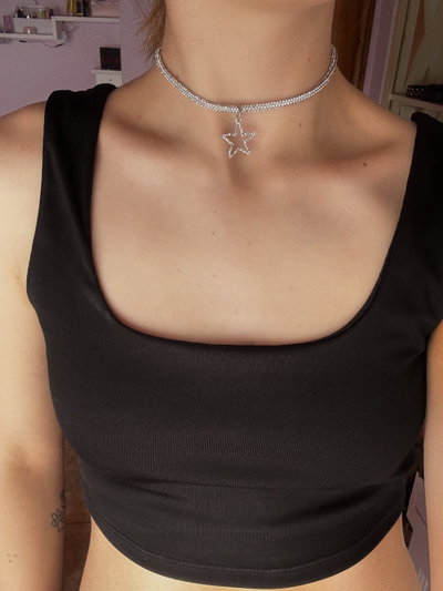 Choker de strass Luz