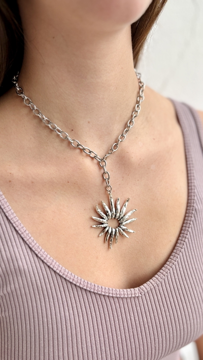 Cadena Rayito silver 