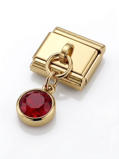 Charm colgante rojo