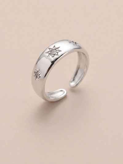 Anillo Bombé Brillante regulable