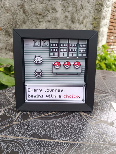 cuadro 3d - pokemon - ver1