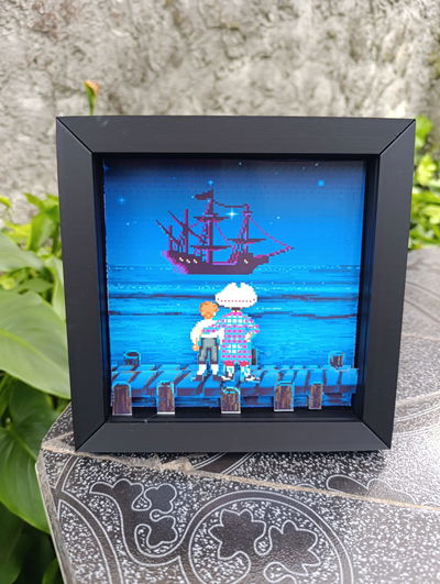 Cuadro3d - Monkey Island