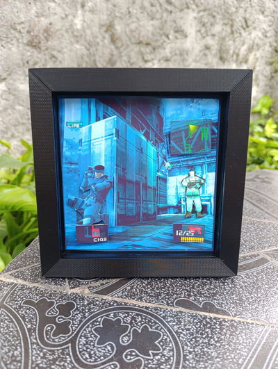 Cuadro 3d - metal gear - ver ps1 - play 1