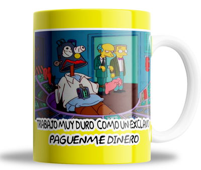 trabajo duro como un esclavo - los simpsons