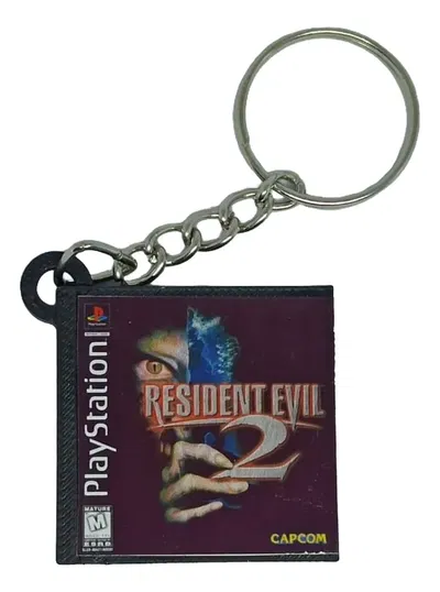llavero - resident evil 2 - ps1 -play 1 -psx