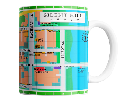Taza - silent hill 1 - mapa