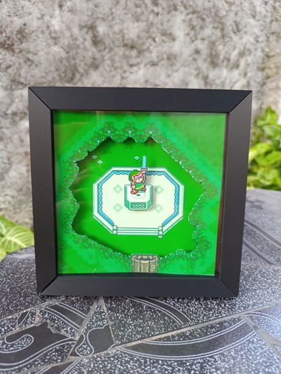 cuadro 3d - the legend of zelda