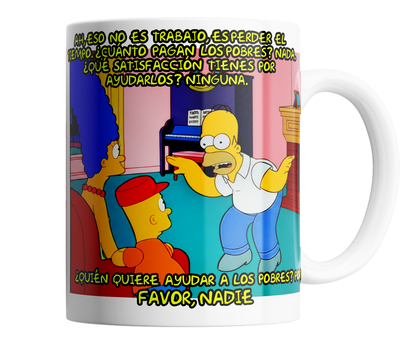 los  Simpson - homero - los pobres