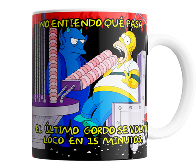 comete todas las roscas del mundo - los  Simpson - homero