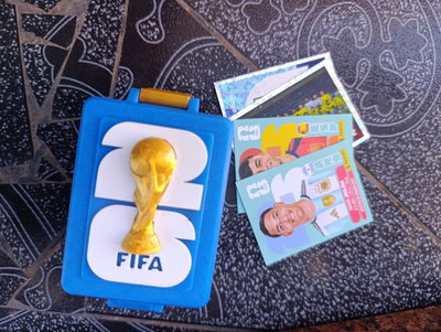 cajita de figuritas mundial - soporta 150 figus