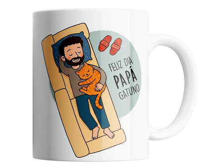 Feliz dia papa gatuno - papa de los gatitos
