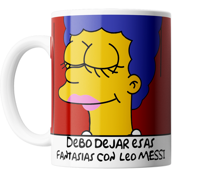 fantasias los simpsons - marge - Leo messi