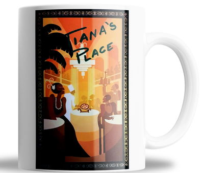 taza de ceramica _ tiana retro