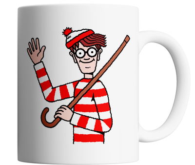 taza de ceramica _ Donde está Wally?